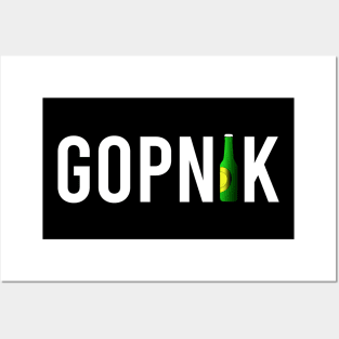 gopnik - beer bottle Posters and Art